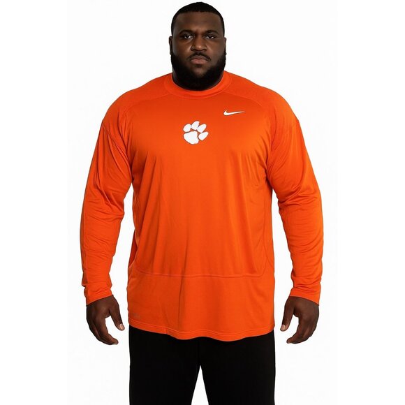 Clemson Nike Pro Combat Performance Football shirt - Team-Issued - 2XL - Picture 3 of 7